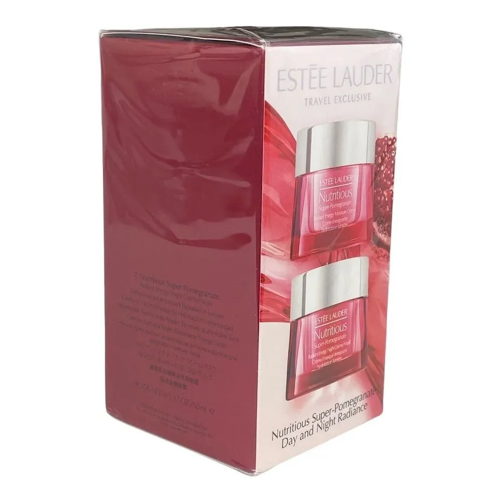 Estee Lauder Nutritious Super-Pomegranate Day & Night Radiance Set:‎ 2pcs NIB
